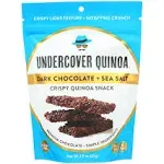 Undercover Chocolate Quinoa Mini Crisps, Dark Chocolate-Sea Salt (3 oz)