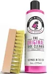 Pink Miracle Shoe Cleaner Kit with Bottle and Brush For Fabric Cleaner For Leather, Whites, Suede and Nubuck Sneakers