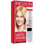 Revlon Permanent Hair Color, Permanent Hair Dye, At-Home Root Erase with Applicator Brush for Multiple Use, 100% Gray Coverage, Light Blonde (9),