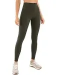 CRZ Yoga Womens Butterluxe Pockets Workout Leggings 28" Olive Green / M