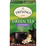 Twinings Green Tea, Jasmine, Bags - 20 bags, 1.41 oz