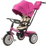 Bentley 6-in-1 Convertible Stroller Trike Fuchsia Pink