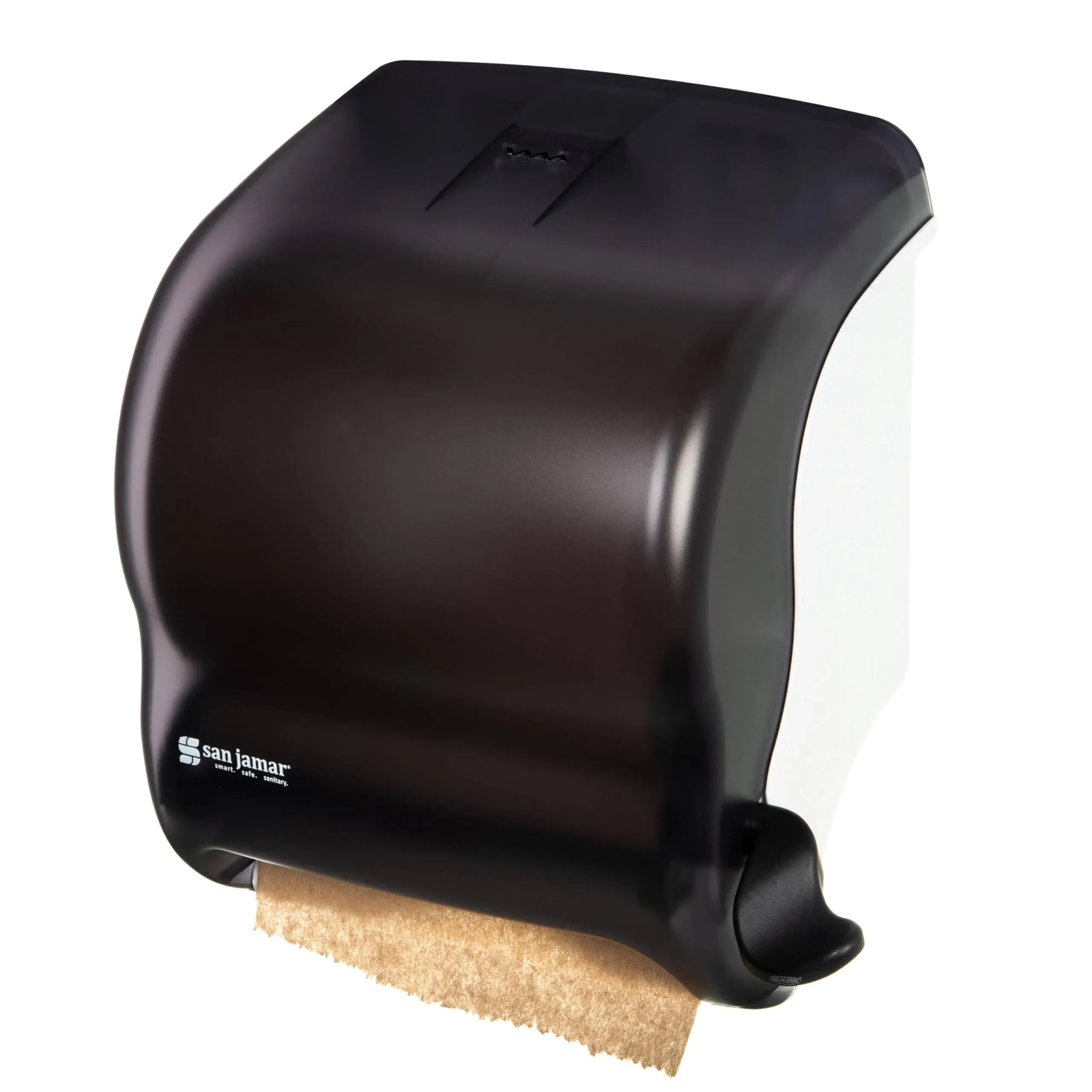 San Jamar Element Lever Roll Towel Dispenser, Classic, 12.5 x 8.5 x 12.75, Black Pearl