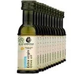 MOROCCAN OLIVE GROVE - Bright & Fruity - Premium Desert Extra Virgin Cold Extracted Olive Oil, 100% Single Origin from Morocco, Polyphenols Rich - 16.9 Fl oz (500ml) (30 Pack Travel Size - 20ml)