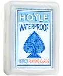 Hoyle Waterproof Playing Cards, Clear, 1 Deck