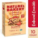 Nature's Bakery Strawberry Oatmeal Crumble Bars, 20 ct./1.41 oz