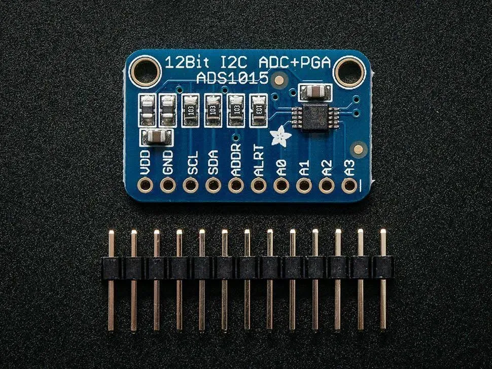 ADS1015 12-bit Adc - 4 Channel with Programmable Gain Amplifier