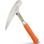 ESTWING Rock Pick - 22 oz Geological Hammer with Pointed Tip &amp; Shock Reduction -