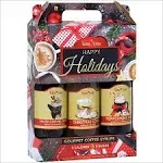 Skinny Syrups Happy Holidays Gourmet Coffee Syrup Trio Peppermint Bark Jordan's