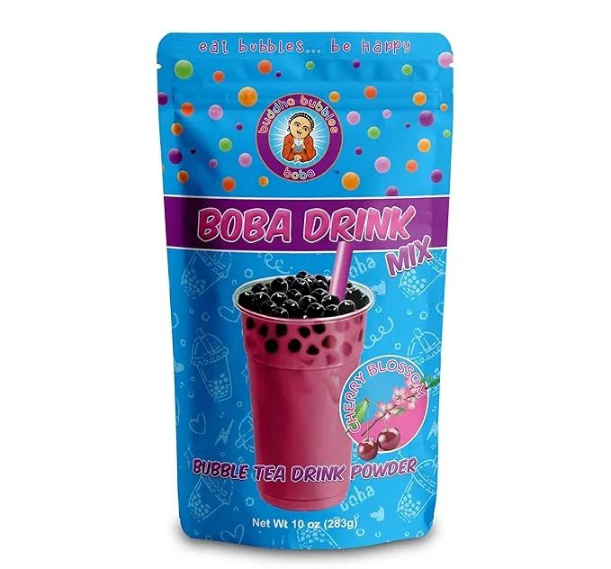 Cherry Blossom (Sakura) Drink Mix by Buddha Bubbles Boba (10 Ounce)