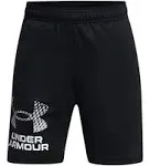 Boys Under Armour Tech Logo Shorts - Black