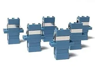 FCD - (Pack of 6) Duplex LC to LC Female to Female Couplers | Singlemode/Multimode, LC Female to LC Female Couplers | | f/f lc/lc Female/Female Adapter sm mm Coupler 6 Pack