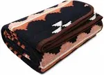 ACUSHLA Merino Wool Camp Blanket 87 x 63 Inches, Warm Thick Washable Large Outdoor Camping Sleeping Throw Blanket