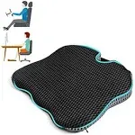 Dreamer Car Wedge Seat Cushion for Car Seat Driver/passenger- Car Seat Cushions for Driving Improve Vision/posture - Memory Foam Car Seat Cushion for