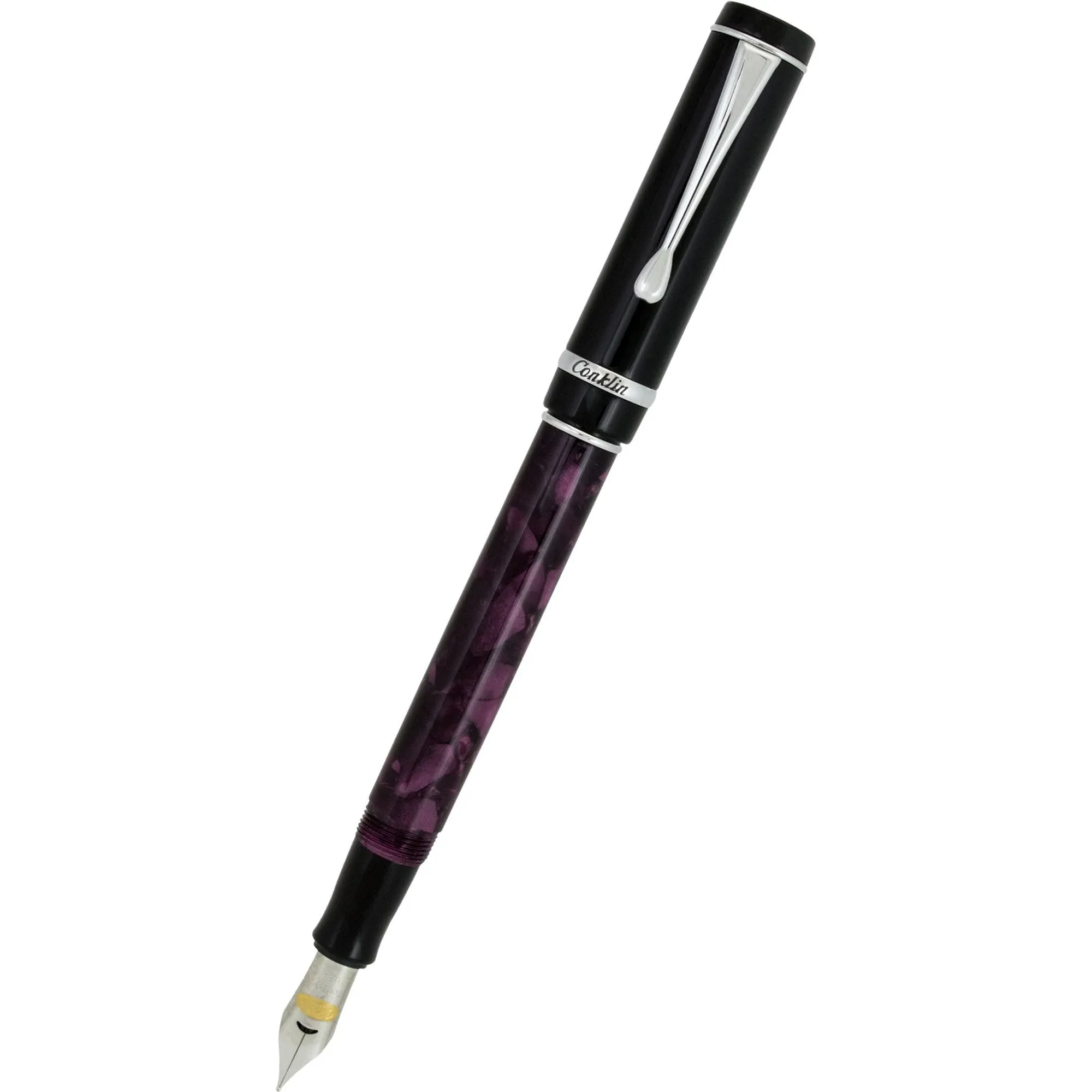 Conklin Duragraph Fountain Pen Purple Nights on Sale | Altman Luggage