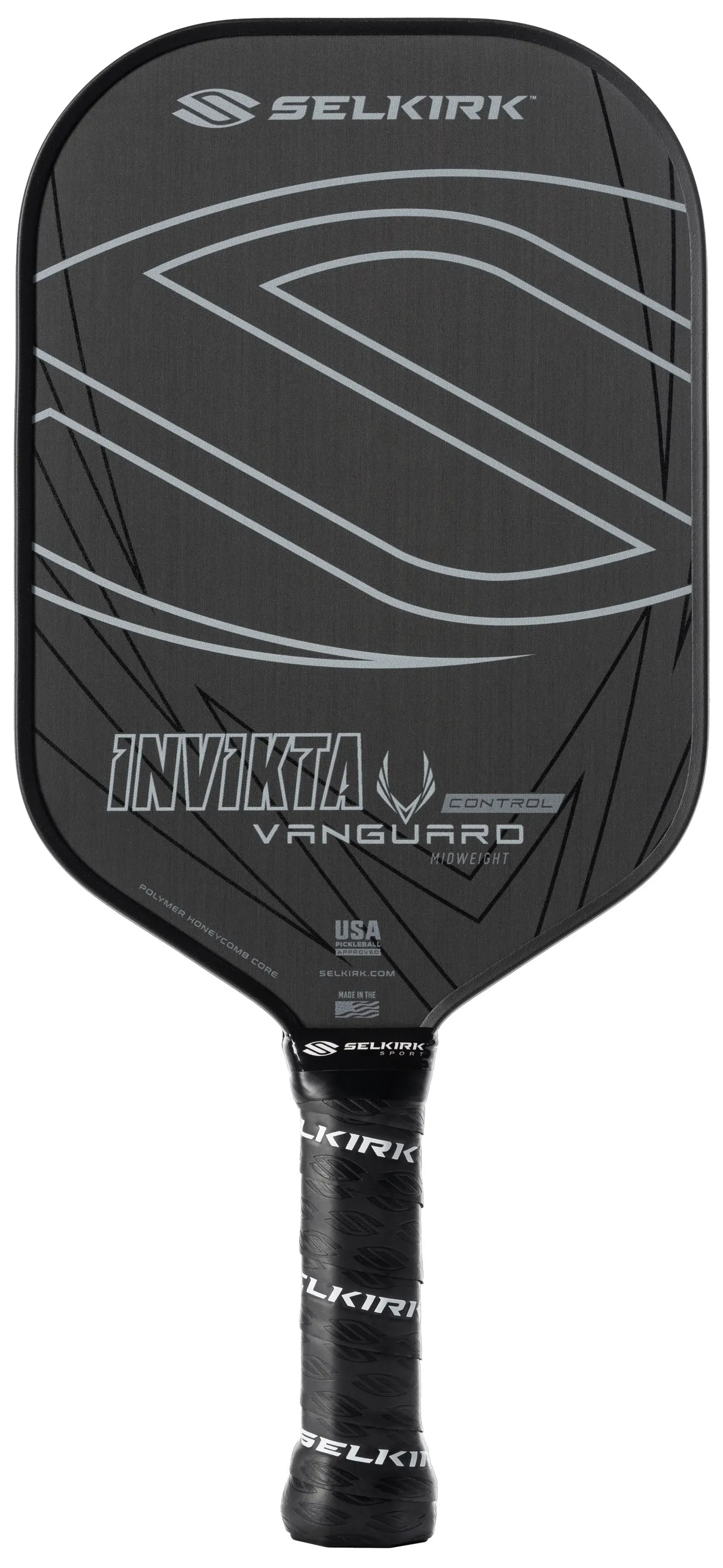 Selkirk Vanguard Control Invikta Midweight Raw Carbon - Pickleball Paddle