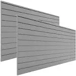 Proslat 8 ft. x 4 ft. PVC Slatwall