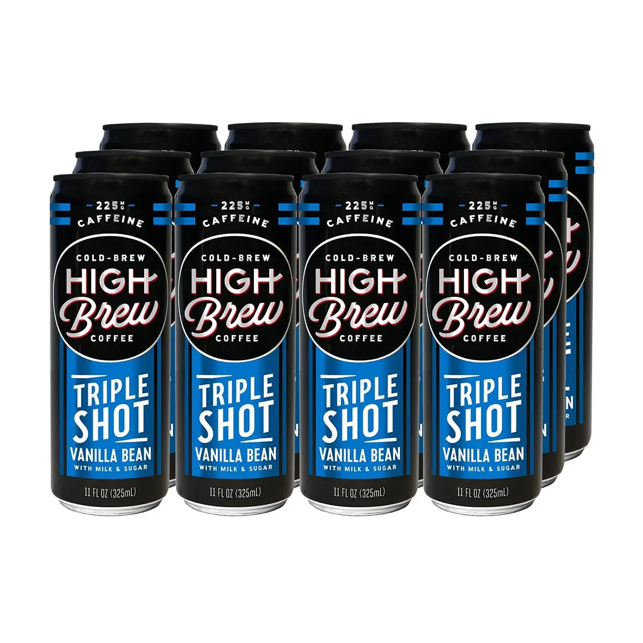 High Brew RTD Coffee Vanilla Bean 11 Fl Oz (Pack Of 12)