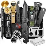 Gifts for Men Him Dad, Survival Kits and Equipment 14 Pcs, Christmas Stocking...