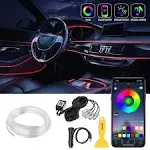 Car LED Interior Strip Light Atmosphere Neon Glow APP Control Ambient Light Kit