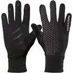 Nathan Reflective Gloves. for Running and Outdoor Activity. Touch Screen Finger for Smartphone Use.