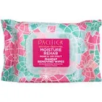 Pacifica Moisture Rehab Makeup Removing Wipes, Rose & Coconut