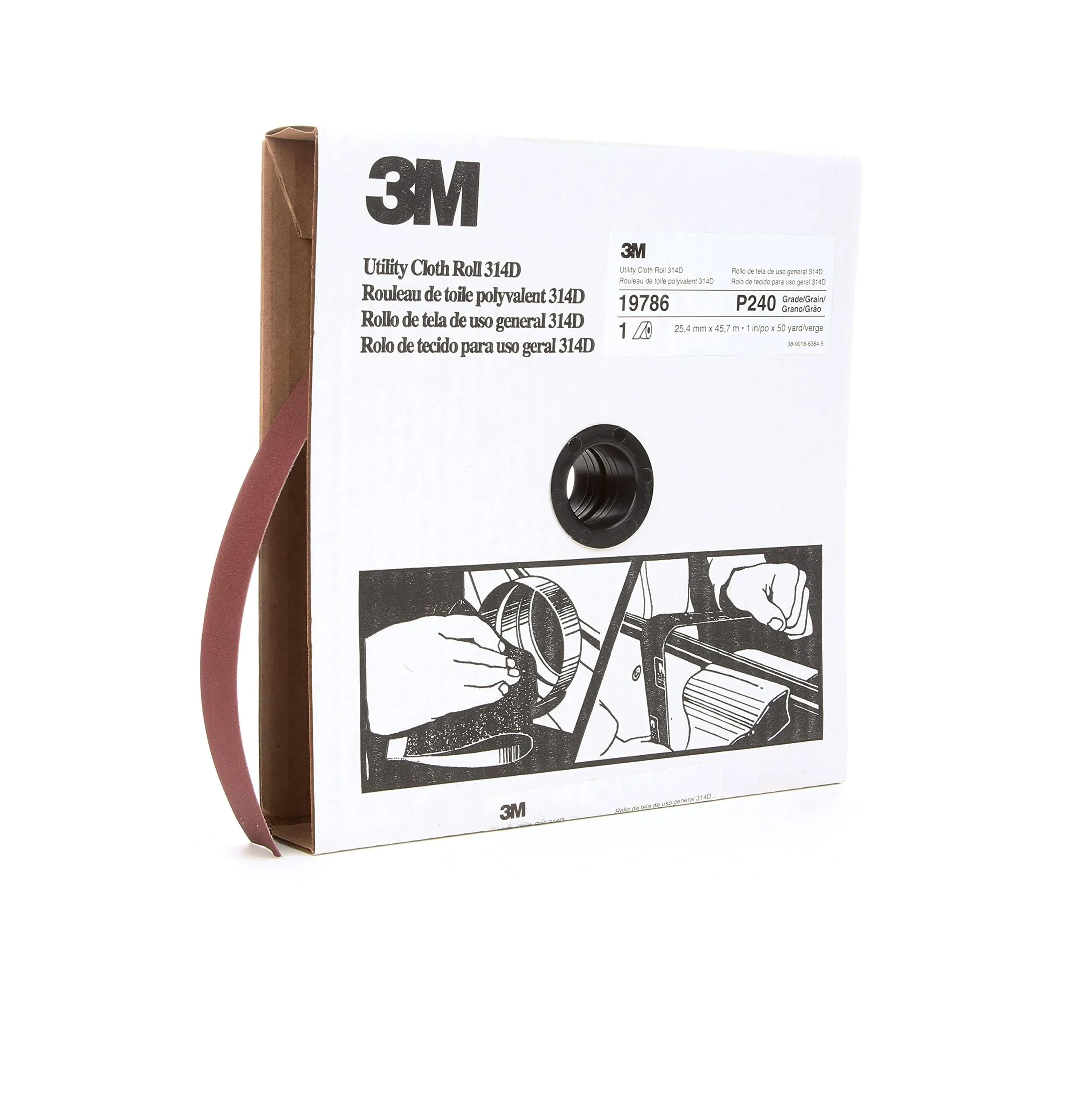 3M Utility Cloth Roll P220J