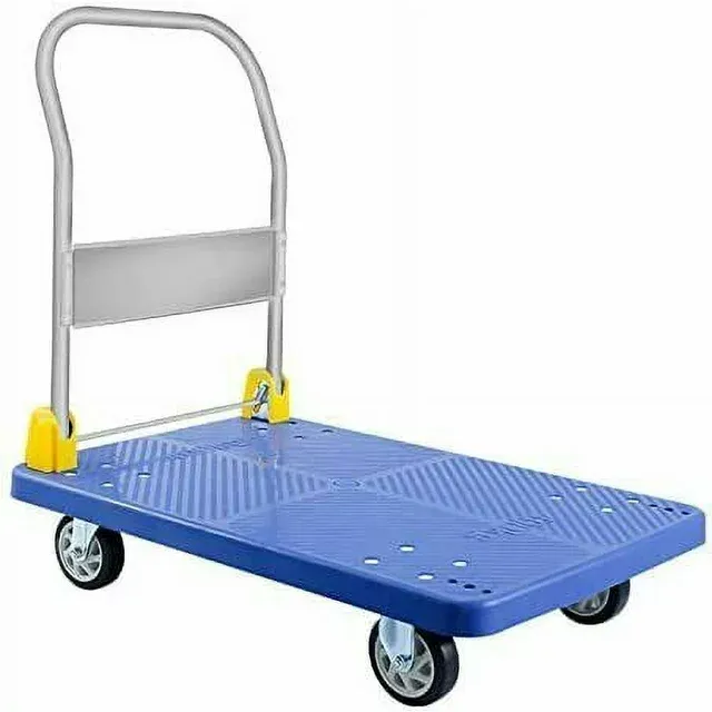 YSSOA Foldable Push Hand Cart, 880 lb Capacity, 880lb Weight Capacity