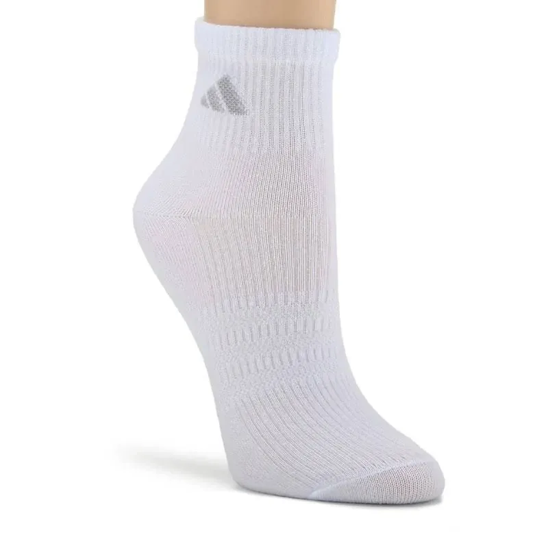 Adidas Women's 6-Pk. Superlite 3.0 Quarter Socks - White