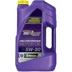 Royal Purple 51530 API-Licensed SAE 5W-30 High Performance Synthetic Motor Oil - 5 Quart.