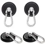 Magnetic Hooks 140LBS Heavy Duty Neodymium Magnet with Carabiner Hook for Han...