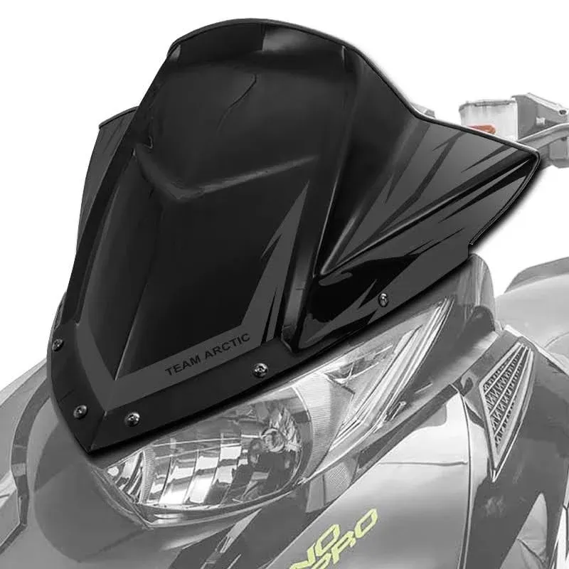 Arctic Cat 7639-700 Black Mid Performance Windscreen 3000 6000 7000 8000 9000