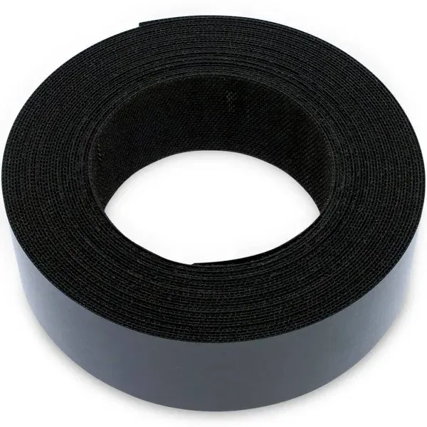 ® 1 &amp; 3/16 inch Matt Black Melamine Edge Banding, Pre-Glued Veneer Tape – 25 ...