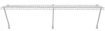 ClosetMaid 1074 Heavy-Duty Wire Shelf Kit, 4-Feet x 16-inch, White