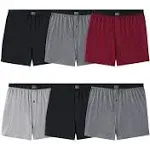 Fruit Of The Loom Mens Assorted Knit Boxers 3 Pack