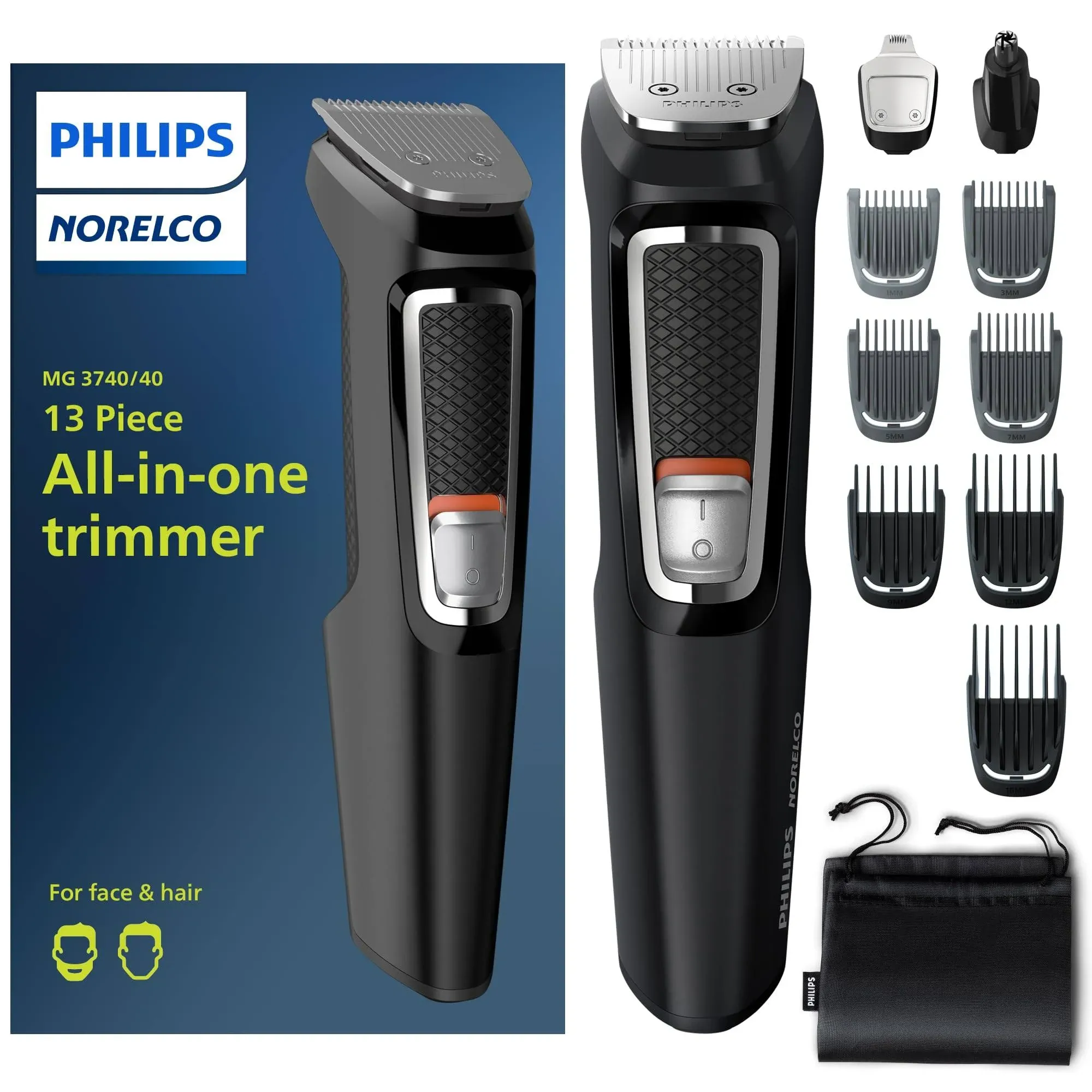 Grooming Kit Multi Groomer All In One Trimmer Beard Face Nose Ear Hair Clipper