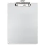 Staples Aluminum Clipboard Letter Size Silver