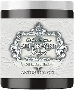 Heirloom Traditions Antiquing Gel, Oil Rubbed Black (Black), 16 Fl Oz