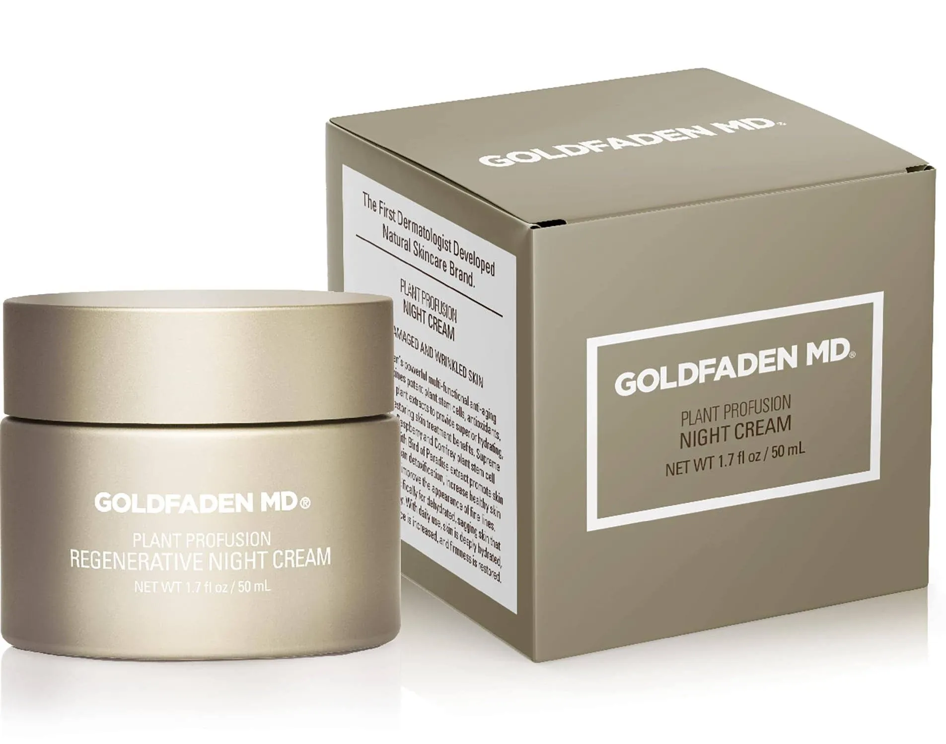 NEW Goldfaden MD Plant Profusion Regenerative Anti-aging Night Cream Moisturizer