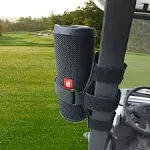 HomeMount Golf Cart Speaker Mount, Adjustable Strap Holder fits Most.