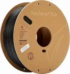 Polymaker 2.85mm PolyTerra PLA Filament (1kg, Charcoal Black)