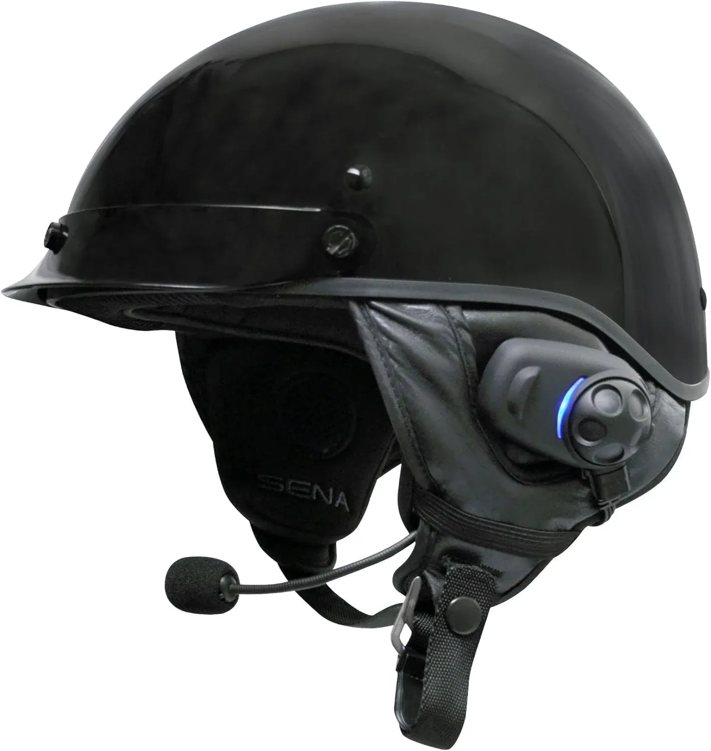 Sena SPH10H-FM Bluetooth Intercom with FM Tuner for Half Helmets