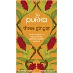 Pukka Herbal Tea Organic Three Ginger