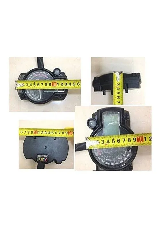 SAMDO Motorcycle Speedometer 299 Kmh Mph 7 Color 14000RPM Tachometer ATV Quad Frenzy Universal Digital Speedometer