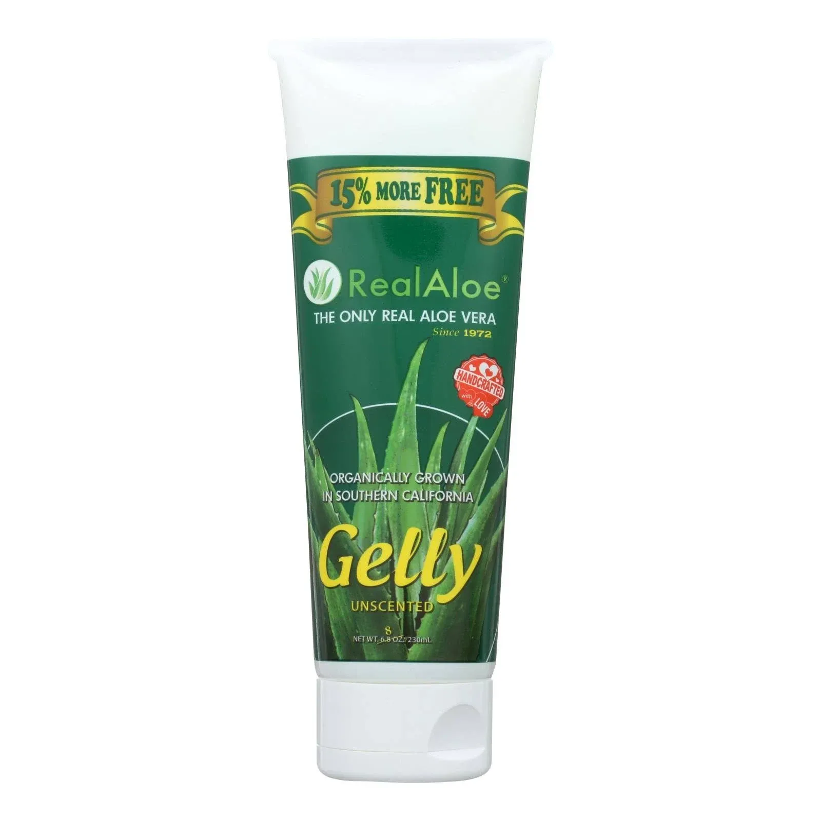 Real Aloe, Aloe Vera Gelly, Unscented, 6.8 oz (230 ml)