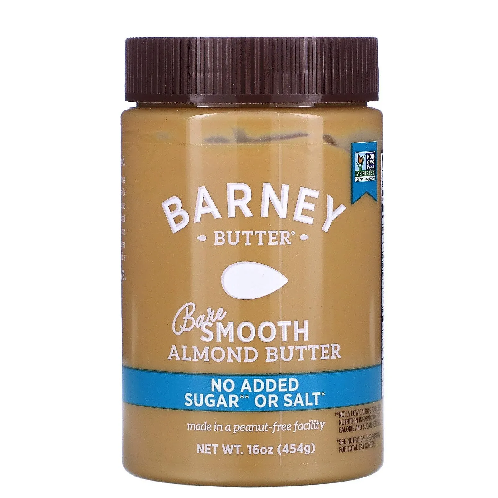 Barney Butter Almond Butter Bare Smooth 16 oz