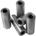 Mild Steel Spacer 3/4" OD x 3/8" ID x Choose Your Length, Round Spacer Unthreaded Standoff Bushing Plain Finish, Fits Screws Bolts 3/8" or M10 by Metal Spacers Online (2" Length, 5 Pack)