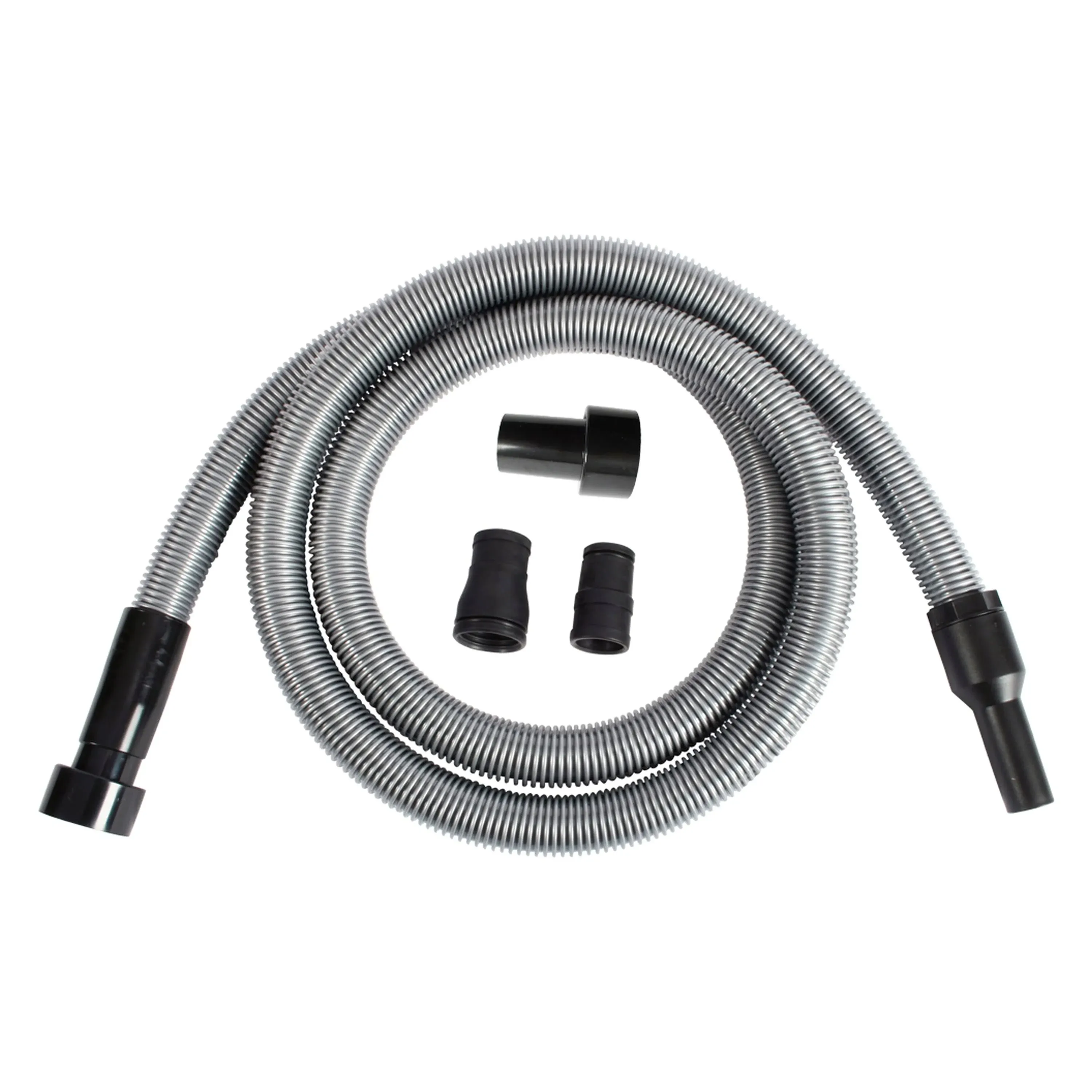 Cen-Tec Systems 94148 Premium 10 ft. Shop Vacuum Hose with Power Tool Adapter Set, Silver