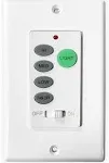 Ceiling Fan  Wall Remote Control UC9050T 4DIP Switch For Harbor Breeze Hampton