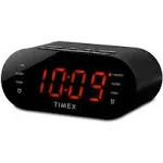 Timex AM-FM Dual Alarm Clock Radio with Digital Tuning (Gunmetal Gray)